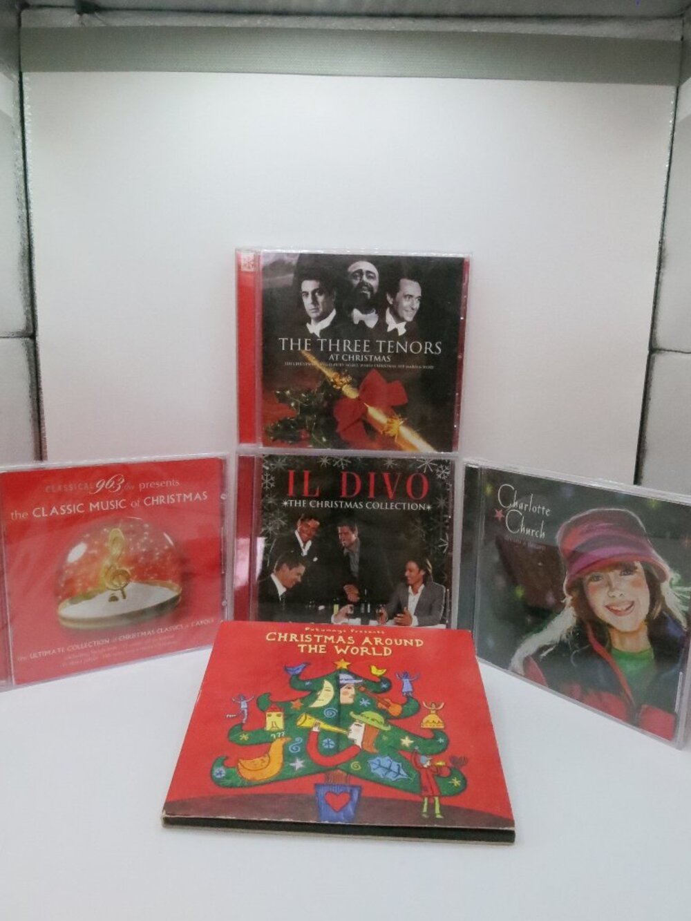 Lot of 5 Classical Crossover & World Christmas CDs - Three Tenors, Il Divo